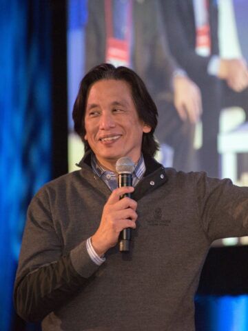 Dr. Anthony Change speaking at an event