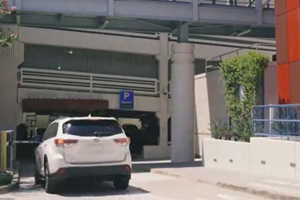 Parking at CHOC in Orange