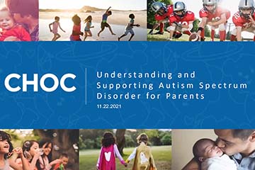 Understanding and Supporting Autism Spectrum Disorder