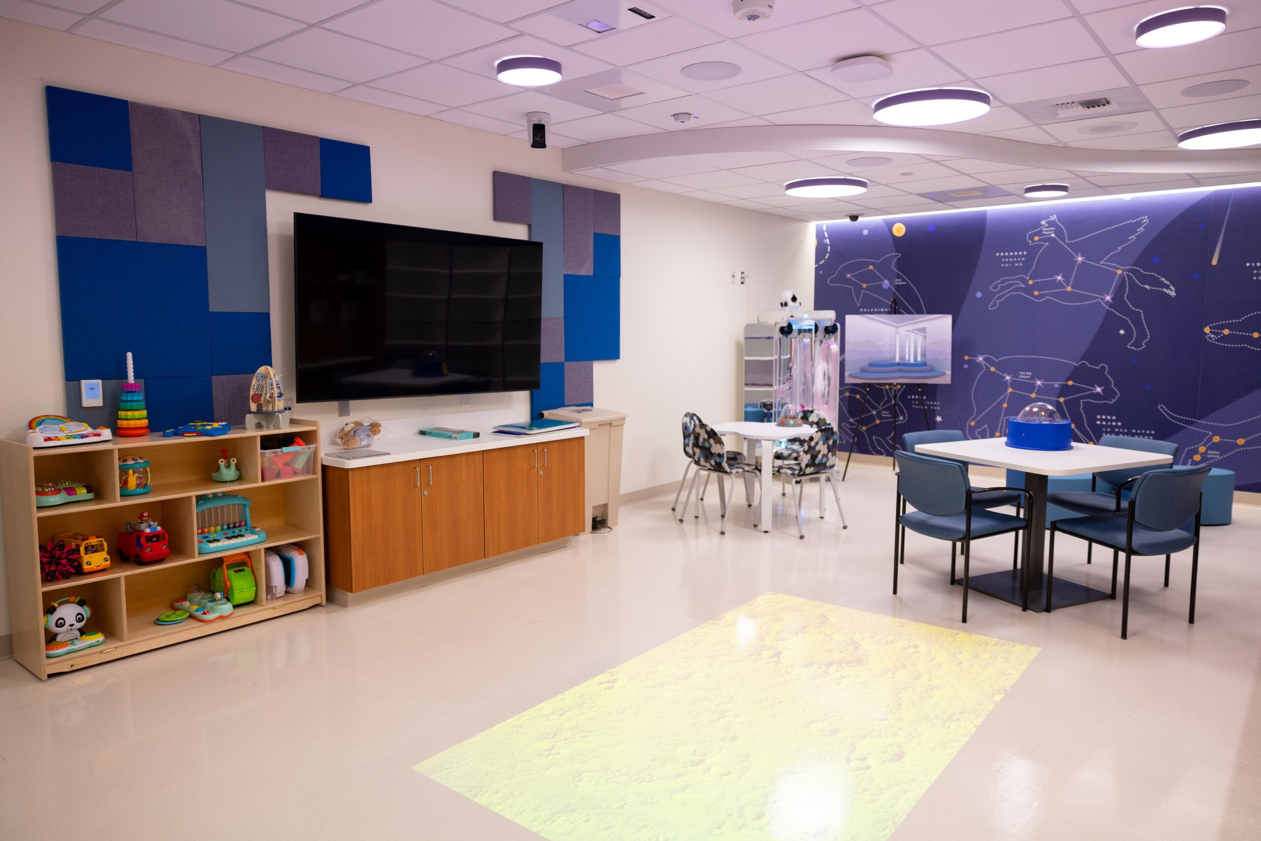 Neuroscience inpatient unit playroom