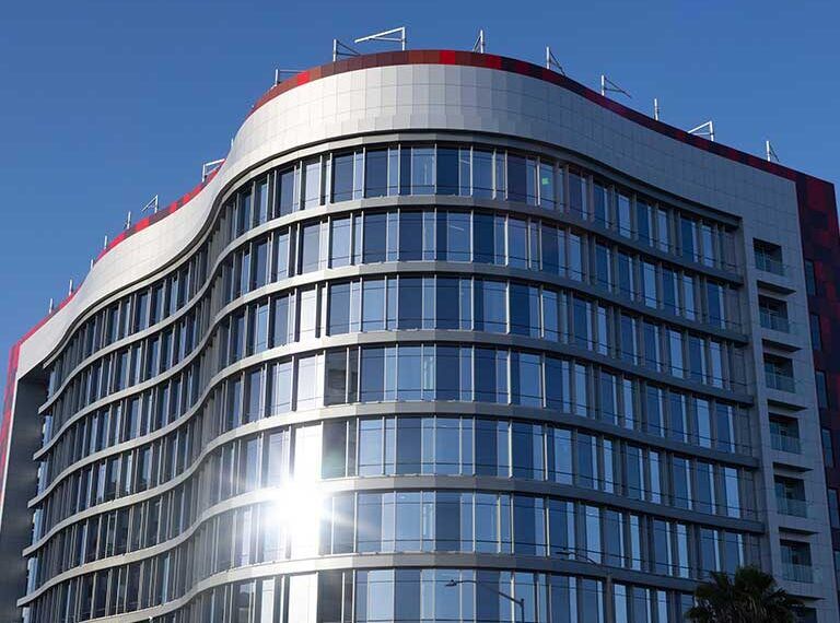 Exterior of Southwest Tower building