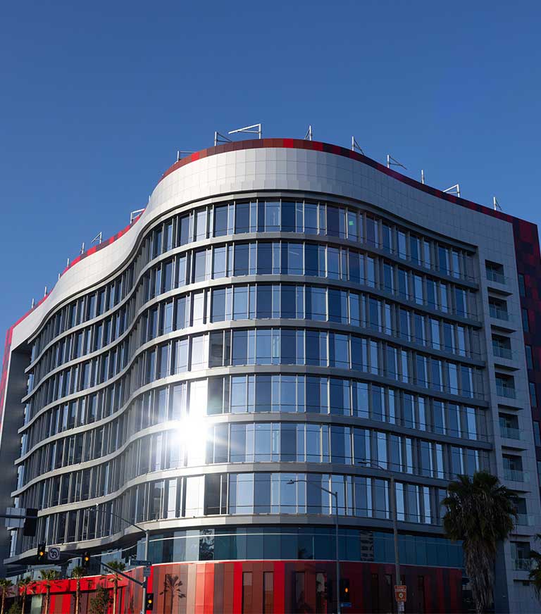 Exterior of Southwest Tower building