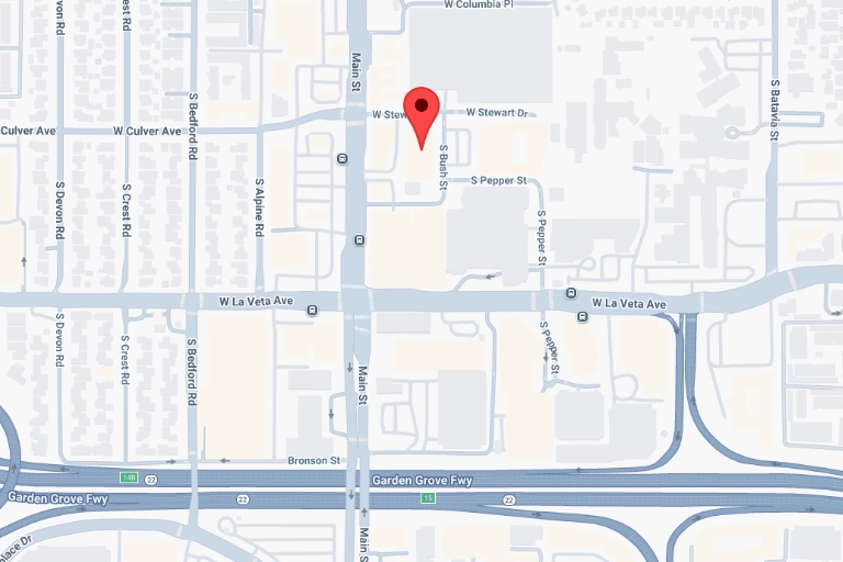 Rady Children's Craniofacial Orthodontics Location Map