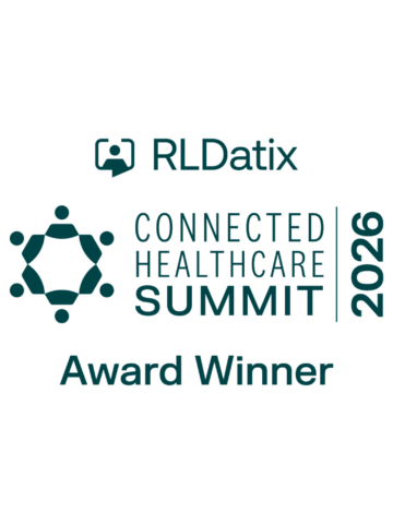 green logo for connected healthcare summit award winner